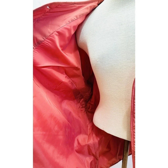 NWT CROFT & BARROW Women Button Down Quilted Orange Jacket Lightweight 3X - Picture 12 of 15